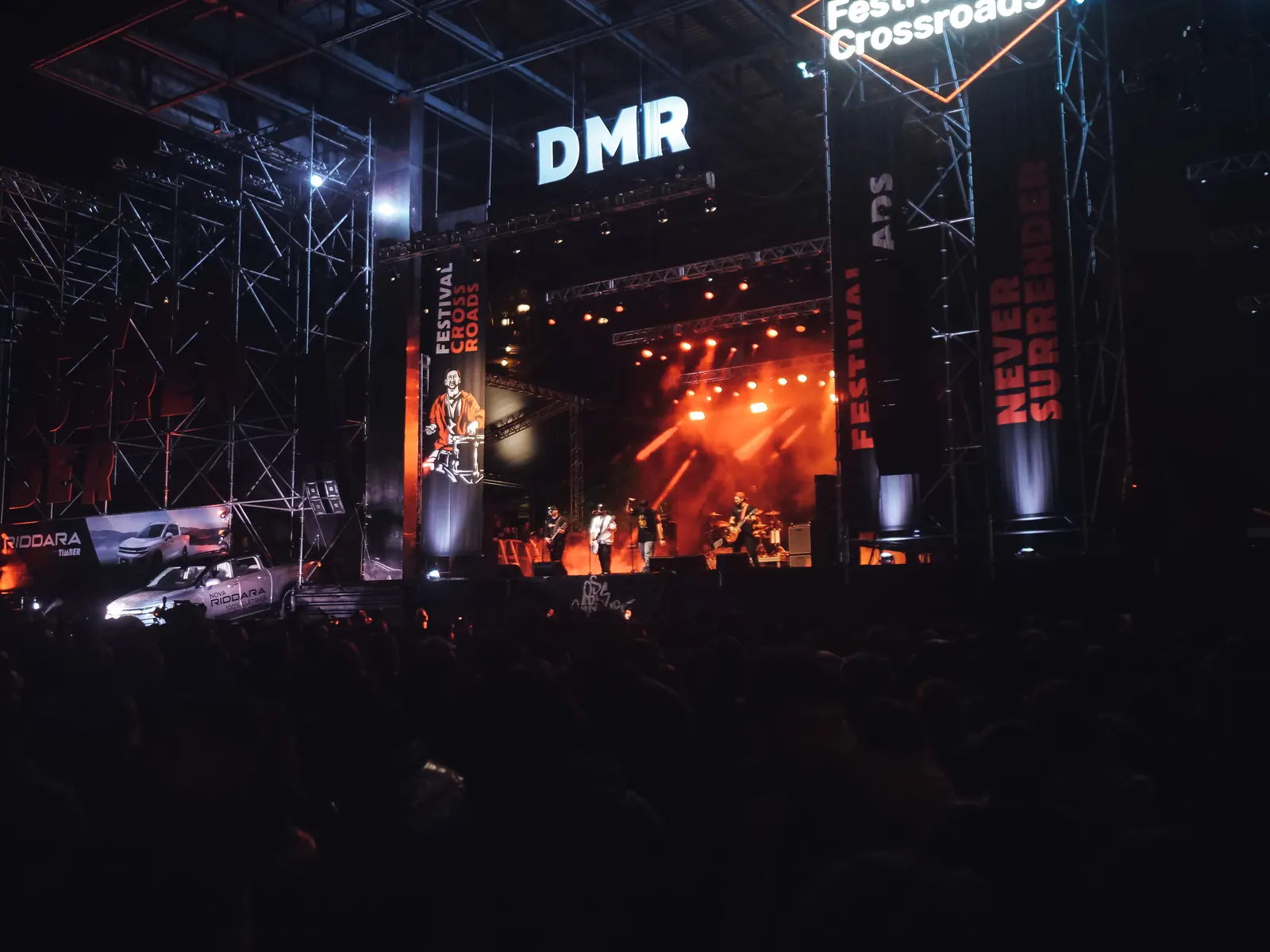 Palco do Dia Mundial do Rock